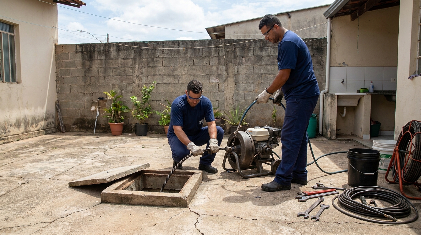 Sucção de Resíduos em Goiânia‑GO